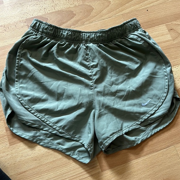 Nike Pants - Nike Dri-Fit Tempo Running Shorts -khaki green Medium